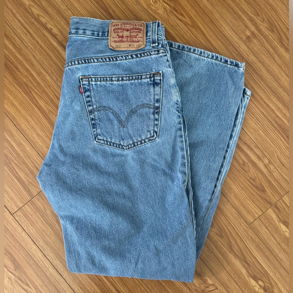 Levi’s jeans - light to medium wash